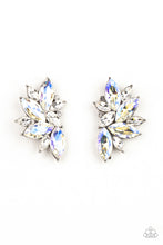 Load image into Gallery viewer, oak-sisters-jewelry-instant-iridescence-white-post earrings-paparazzi-accessories-by-lisa
