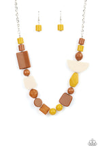Load image into Gallery viewer, oak-sisters-jewelry-tranquil-trendsetter-yellow-necklace-paparazzi-accessories-by-lisa