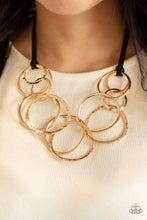 Load image into Gallery viewer, Paparazzi π Spiraling Out of COUTURE - Gold Necklace