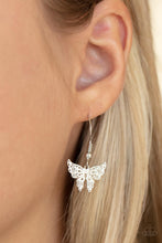 Load image into Gallery viewer, Paparazzi 🔆 Bountiful Butterflies - White Necklace