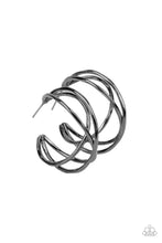 Load image into Gallery viewer, oak-sisters-jewelry-city-contour-black-earrings-paparazzi-accessories-by-lisa