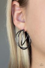 Load image into Gallery viewer, Paparazzi 🔆 City Contour - Black Earrings