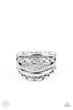 Load image into Gallery viewer, oak-sisters-jewelry-link-out-loud-white-ring-paparazzi-accessories-by-lisa
