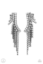 Load image into Gallery viewer, oak-sisters-jewelry-thunderstruck-sparkle-black-post earrings-paparazzi-accessories-by-lisa