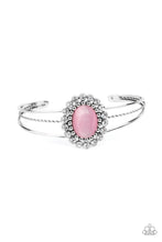 Load image into Gallery viewer, oak-sisters-jewelry-prismatic-flower-patch-pink-bracelet-paparazzi-accessories-by-lisa