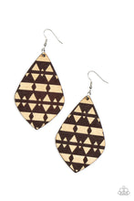 Load image into Gallery viewer, oak-sisters-jewelry-zimbabwe-zoo-brown-earrings-paparazzi-accessories-by-lisa