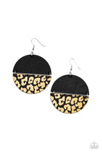 Load image into Gallery viewer, oak-sisters-jewelry-jungle-catwalk-black-earrings-paparazzi-accessories-by-lisa