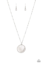Load image into Gallery viewer, oak-sisters-jewelry-oceanic-eclipse-white-necklace-paparazzi-accessories-by-lisa
