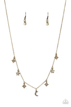 Load image into Gallery viewer, oak-sisters-jewelry-cosmic-runway-brass-necklace-paparazzi-accessories-by-lisa