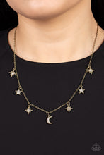 Load image into Gallery viewer, Paparazzi 🔆 Cosmic Runway - Brass Necklace