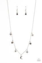 Load image into Gallery viewer, oak-sisters-jewelry-cosmic-runway-silver-necklace-paparazzi-accessories-by-lisa