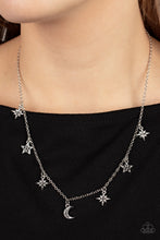 Load image into Gallery viewer, Paparazzi 🔆 Cosmic Runway - Silver Necklace