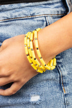 Load image into Gallery viewer, Paparazzi 🔆 Radiantly Retro - Yellow Bracelet
