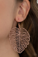 Load image into Gallery viewer, Paparazzi π Palm Palmistry - Copper Earrings