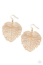 Load image into Gallery viewer, oak-sisters-jewelry-palm-palmistry-gold-earrings-paparazzi-accessories-by-lisa