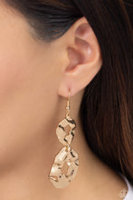 Load image into Gallery viewer, Paparazzi 🔆 Gallery Gravitas - Gold Earrings