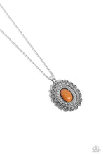 Load image into Gallery viewer, oak-sisters-jewelry-mesa-medallion-brown-necklace-paparazzi-accessories-by-lisa