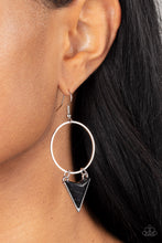 Load image into Gallery viewer, Paparazzi 🔆 Sahara Shark - Black Earrings