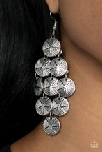 Load image into Gallery viewer, Paparazzi 🔆 How CHIME Flies - Silver Earrings