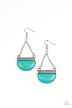 Load image into Gallery viewer, oak-sisters-jewelry-mesa-mezzanine-blue-earrings-paparazzi-accessories-by-lisa