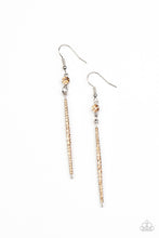 Load image into Gallery viewer, oak-sisters-jewelry-skyscraping-shimmer-brown-earrings-paparazzi-accessories-by-lisa