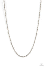 Load image into Gallery viewer, oak-sisters-jewelry-industrial-interval-silver-mens necklace-paparazzi-accessories-by-lisa