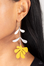 Load image into Gallery viewer, Paparazzi ๐ Palm Beach Bonanza - Yellow Earrings