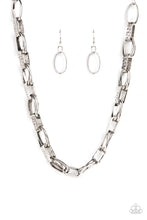 Load image into Gallery viewer, oak-sisters-jewelry-motley-in-motion-silver-necklace-paparazzi-accessories-by-lisa