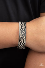 Load image into Gallery viewer, Paparazzi 🔆 Rebel Runes - Black Bracelet
