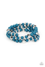 Load image into Gallery viewer, oak-sisters-jewelry-vibrant-verve-blue-bracelet-paparazzi-accessories-by-lisa