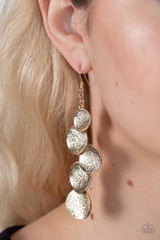 Load image into Gallery viewer, Paparazzi ๐Token Gesture - Gold Earrings