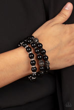 Load image into Gallery viewer, Paparazzi 🔆 Poshly Packing - Black Bracelet