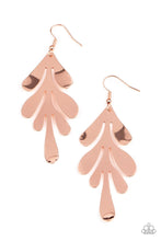 Load image into Gallery viewer, oak-sisters-jewelry-a-frond-farewell-copper-earrings-paparazzi-accessories-by-lisa