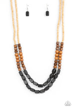 Load image into Gallery viewer, oak-sisters-jewelry-bermuda-bellhop-black-necklace-paparazzi-accessories-by-lisa