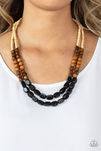 Load image into Gallery viewer, Paparazzi 🔆 Bermuda Bellhop - Black Necklace