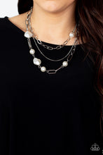 Load image into Gallery viewer, Paparazzi 🔆 Modern Innovation - White Necklace