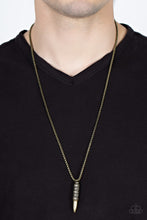 Load image into Gallery viewer, Paparazzi 🔆 Highland Hunter - Brass Mens Necklace