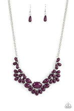 Load image into Gallery viewer, oak-sisters-jewelry-secret-gardenista-purple-necklace-paparazzi-accessories-by-lisa