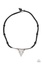 Load image into Gallery viewer, oak-sisters-jewelry-arrowed-admiral-black-necklace-paparazzi-accessories-by-lisa