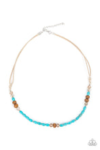 Load image into Gallery viewer, oak-sisters-jewelry-groundbreaking-glamour-blue-necklace-paparazzi-accessories-by-lisa