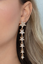 Load image into Gallery viewer, Paparazzi 🔆 Americana Attitude - Gold Post Earrings