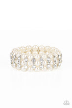 Load image into Gallery viewer, oak-sisters-jewelry-eiffel-tower-elegance-white-bracelet-paparazzi-accessories-by-lisa