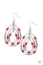 Load image into Gallery viewer, oak-sisters-jewelry-rippling-rapport-red-paparazzi-accessories-by-lisa