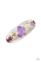 Load image into Gallery viewer, Paparazzi 🔆 Floral Flurry - Purple Hair Clip