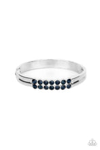 Load image into Gallery viewer, oak-sisters-jewelry-doubled-down-dazzle-blue-bracelet-paparazzi-accessories-by-lisa
