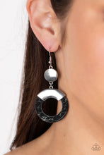 Load image into Gallery viewer, Paparazzi π ENTRADA at Your Own Risk - Black Earrings