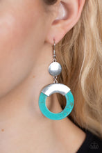 Load image into Gallery viewer, Paparazzi π ENTRADA at Your Own Risk - Blue Earrings