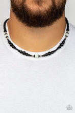 Load image into Gallery viewer, Paparazzi 🔆 Stone Synchrony - White Mens Necklace