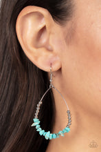 Load image into Gallery viewer, Paparazzi 🔆 Come Out of Your SHALE - Blue Earrings