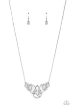 Load image into Gallery viewer, oak-sisters-jewelry-thunderstruck-teardrops-white-necklace-paparazzi-accessories-by-lisa